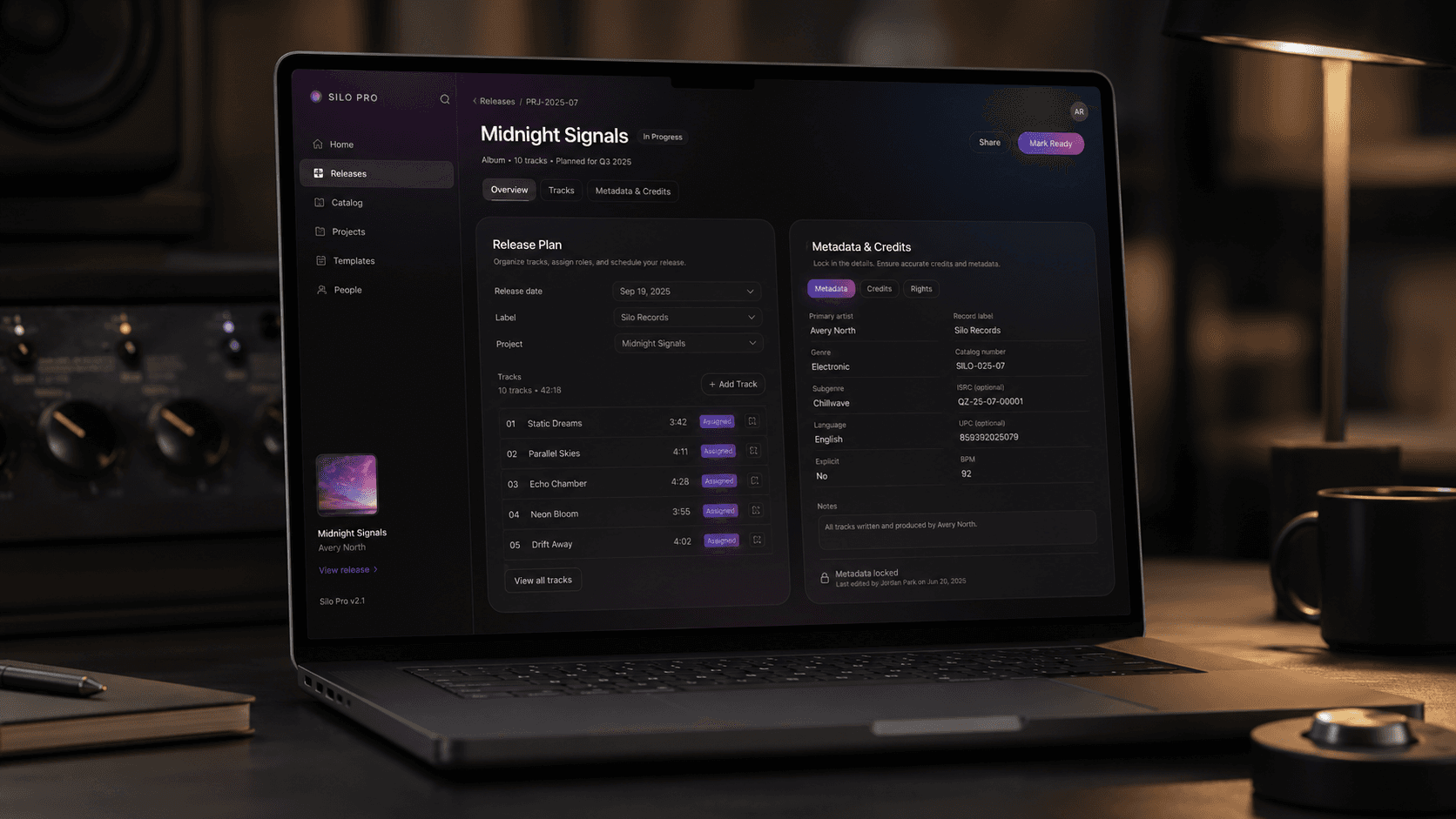 Silo Pro release metadata product visual