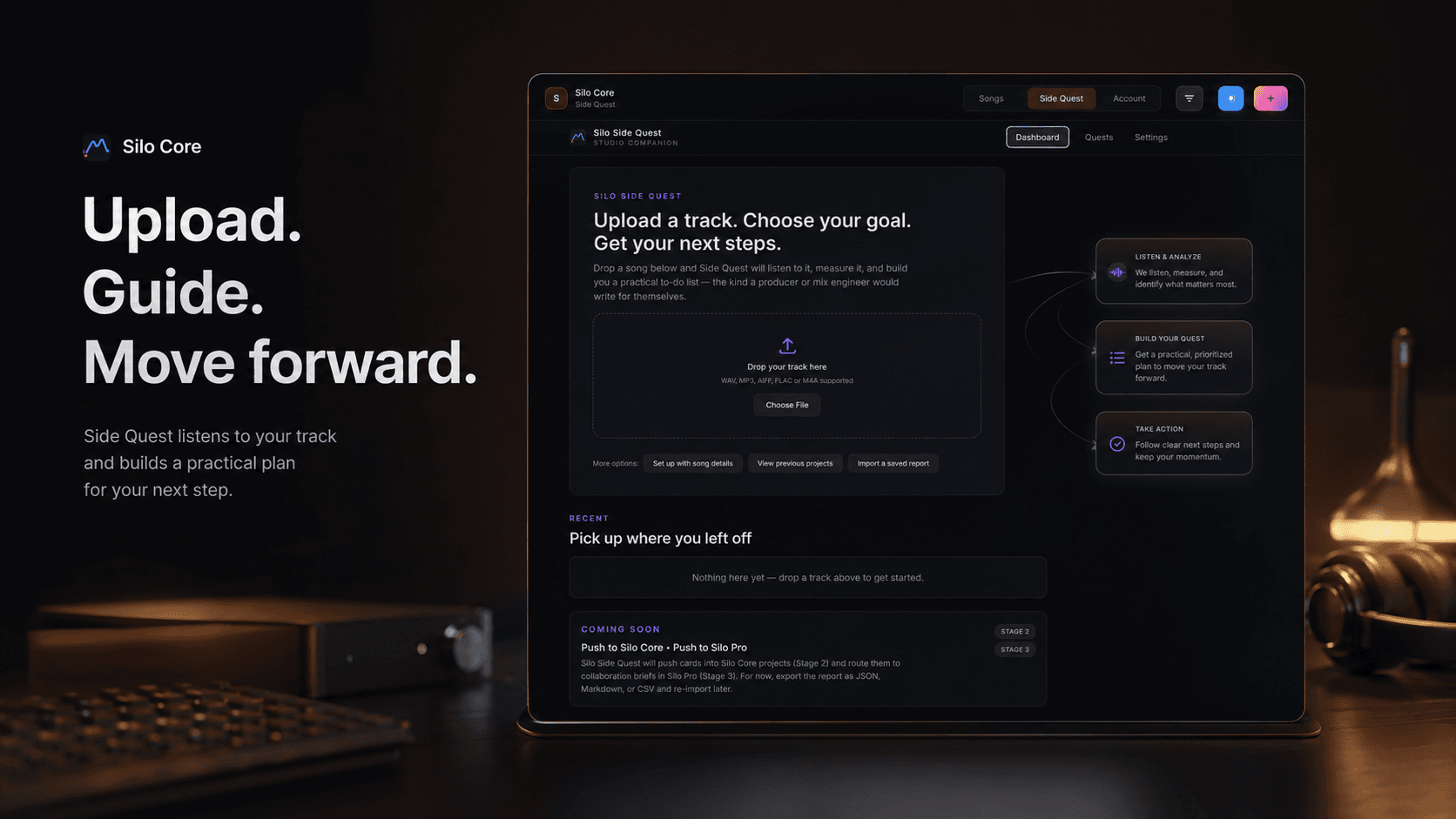 Silo Core side quest upload screen
